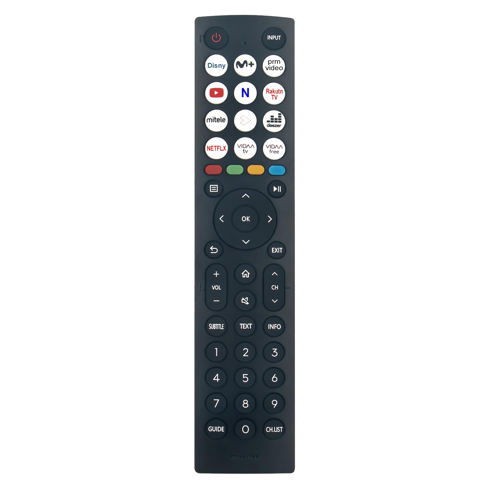 New EN2R36 TV Remote Control Replacement - EN2R36 Replace Remote Control fit for HISENSE Smart TV 2023 EN2R36 40A4K 32A4K 40A5KQ Remote Controller