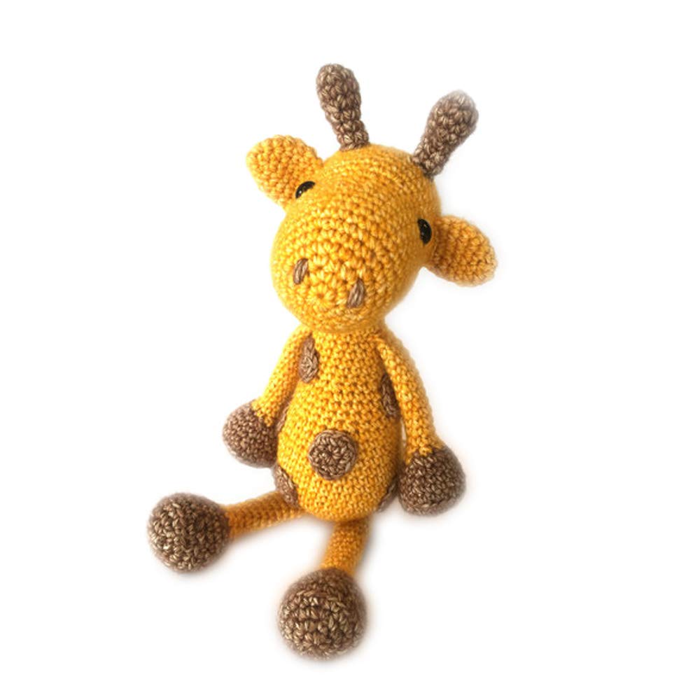 Hardicraft DIY Crochet Kit with Instructions and Material for Giraffe George, 30 cm. Individual Gift