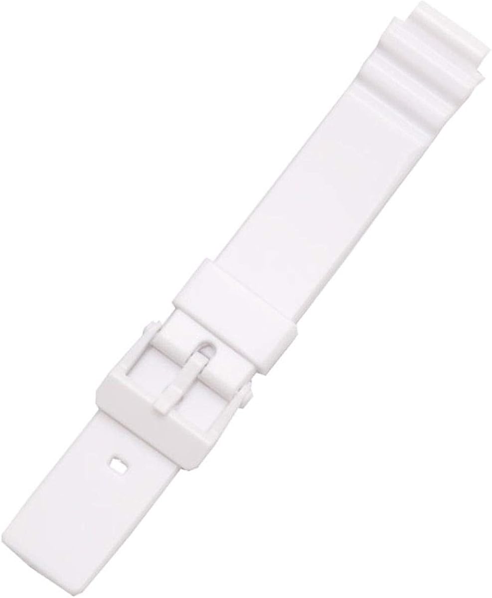 OliBoPo Correa de reloj de repuesto de resina natural impermeable para mujer Casio LRW200H