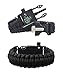 MAIBU Multifunctional Paracord Bracelet Survival Gear Kit with Embedded Compass, Fire Starter, Emergency Knife & Whistle - Quick Release Slim Buckle Design Hiking Gear(2 PC)
