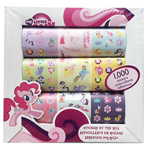 Secret for Longevity Little Pony Horse Sticker Kit 1000+ Stickers Sheet Roll Gift Set Party Favors Scrapbooking