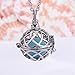 Celtic Knot Aromatherapy Essential Oil Diffuser Necklace Stainless Steel Pendant Cage Locket 24