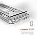 Zizo ION Series Compatible with Samsung Galaxy S9 Case Military Grade Drop Tested with Tempered Glass Screen Protector Silver Clear