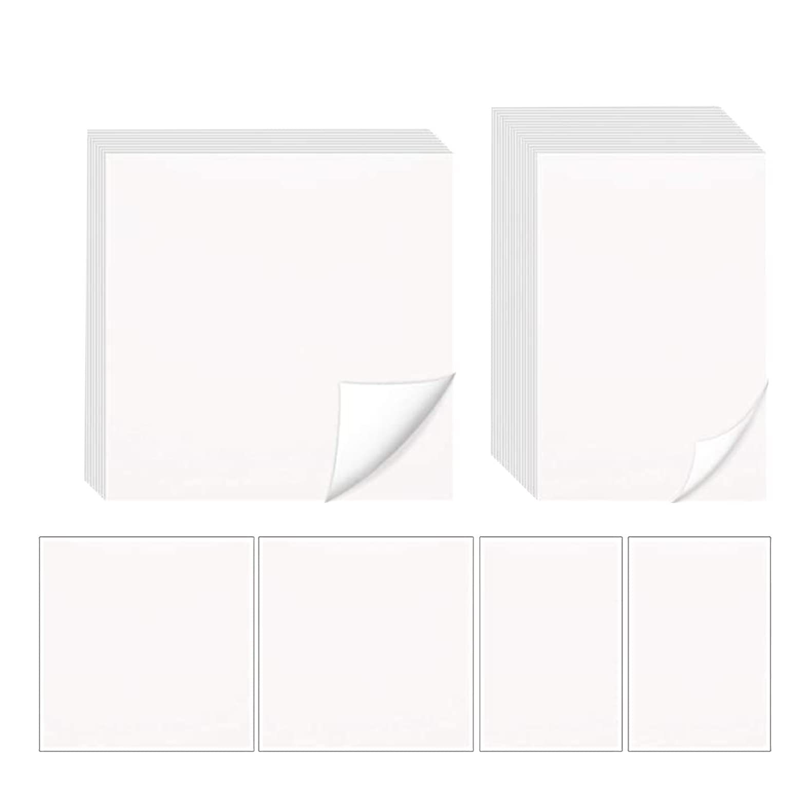 300 Sheets Diamond Painting Release Paper - Non-Stick Silicone Transfer Paper for DIY Art | 200pcs 15x10cm + 100pcs 15x15cm