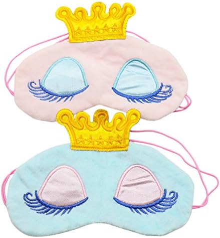 RTNOW Princess Crown Sleeping Eye Mask, Pack of 2