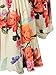 CHARLES RICHARDS Women Floral Print Deep V-Neck Romper Playsuit Jumpsuit