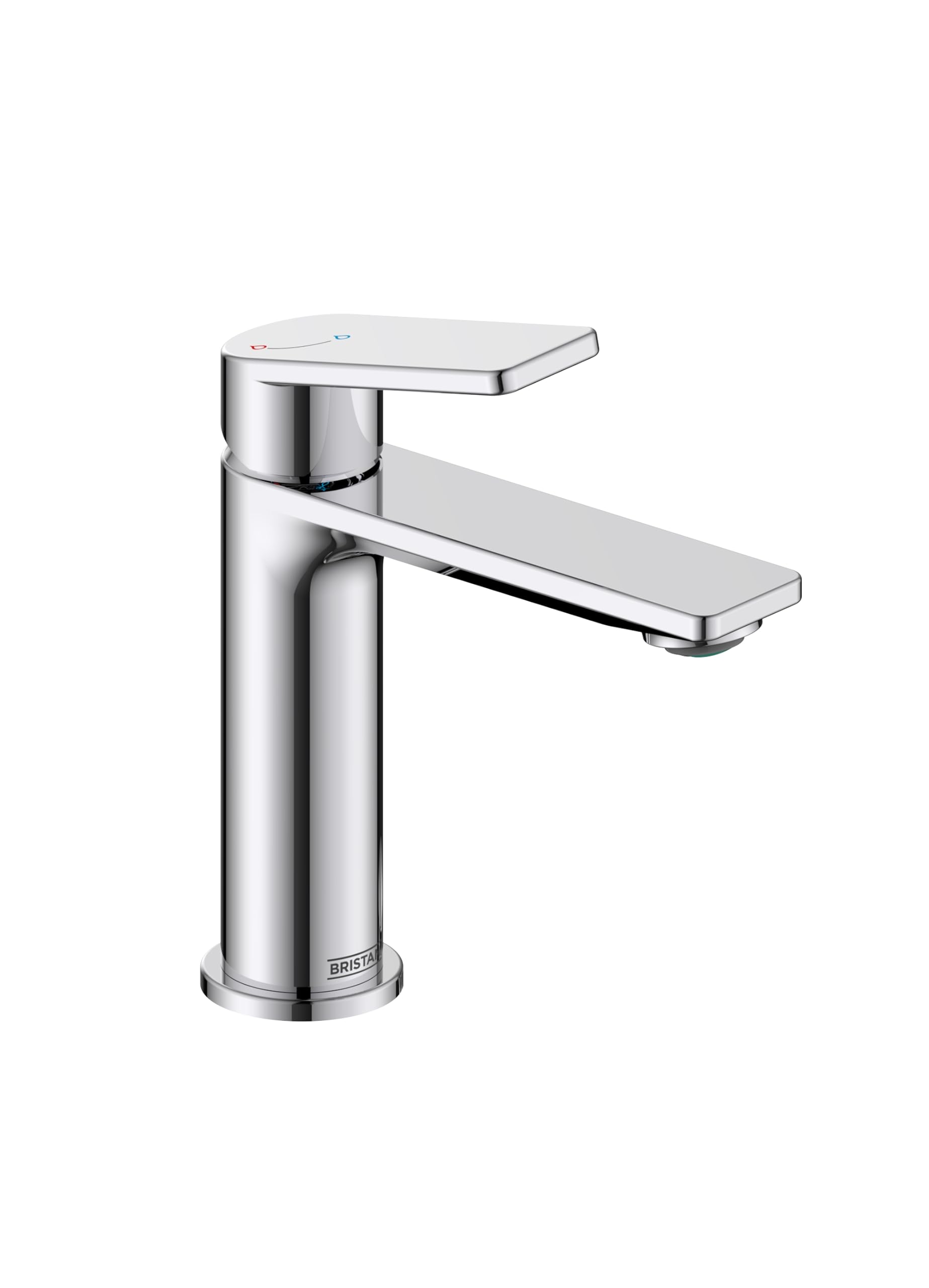Bristan Frammento Eco Start Basin Mixer with Clicker Waste Chrome
