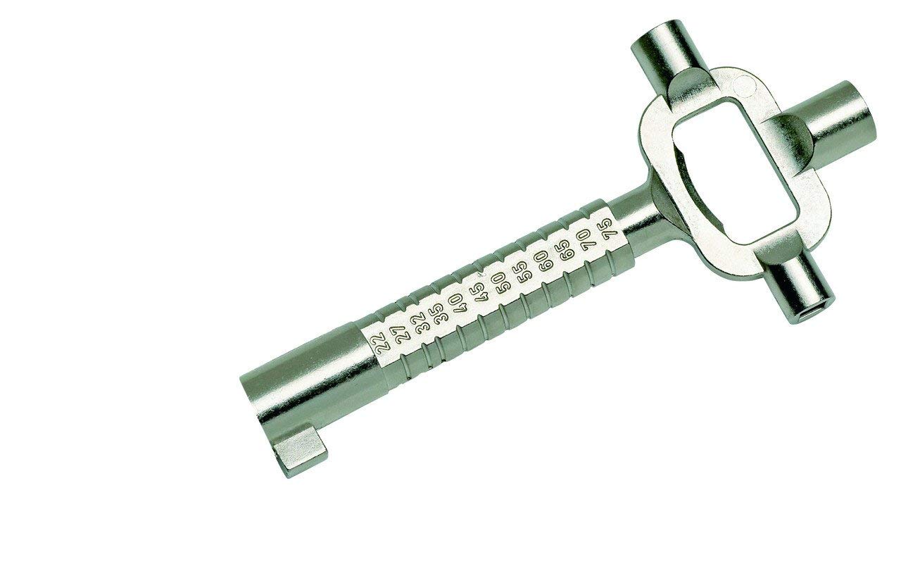 Basi 10422 668NK Universal Socket Spanner Silver, Multicoloured