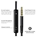 Sentey Headphone with Microphone for Travel Work Running Sport Kids Women Headphones Headset for Music Gaming Premium Mesh Cable Deluxe Carrying Case Included Ls-4224 PLUS New Driver Update Flow Black