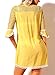 BLENCOT Women's Crochet Chiffon Tassel Swimsuit Bikini Pom Pom Trim Swimwear Beach Cover Up-Yellow Medium