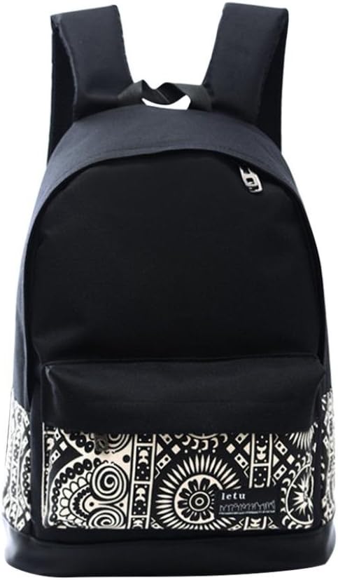 FitfulVan Clearance! Hot sale! Bags, FitfulVan New Womens Girls Canvas Vintage Backpack Rucksack College Shoulder School Bag (Black)