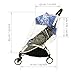 P&P Baby Stroller Rain Cover - Best for Umbrella Strollers. Universal fit | Protection for All Conditions - Snow, Dust, Wind, Mosquito | Transparent Big Window with Ventilation, Premium Quality