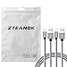 Lightning Cable,ZTeanok 2Pack 10FT Extra Long Nylon Braided Cord Lightning Cable to USB Charging Charger for iPhone 7/7 Plus/6S/6S Plus,SE/5S/5,iPad,iPod Nano 7 (Grey,10FT)