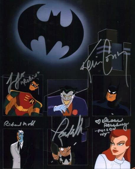 Photographs - BATMAN: THE ANIMATED SERIES Reprint (RP)/Pre-printed (PP) Signed Autograph Autographed 8x10-inch Photo Photograph Print - KEVIN CONROY, DIANE PERSHING, LOREN LESTER, RICHARD MOLL, PAUL WILLIAMS