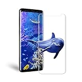 Galaxy S9 Plus Glass Screen Protector, Auideas [9H Hardness] [Anti-scratches] [Anti-Fingerprint] [Bubble Free] Tempered Glass Screen Protector Film for Samsung Galaxy S9 Plus
