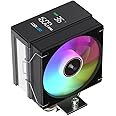 COOLLEO B40S ARGB Digital CPU Cooler,HDB Bearing 10 * 10cm Performance Fan PWM 2200RPM Air Cooler 200W TDP, Suitable for AMD AM4/AM5 & Intel LGA 1700/1200/115X