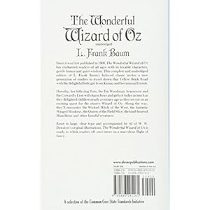 The Wonderful Wizard of Oz (Dover Children's Evergreen Classics)