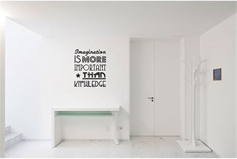 pegatinas de decoración de pared para sala de estar La imaginación es