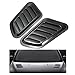 Grow0606 One Pair Universal Auto Car Decorative Air Flow Intake Hood Scoop Vent Cover Black