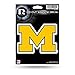 Rico Industries NCAA Michigan Wolverines Medium Die Cut Decal