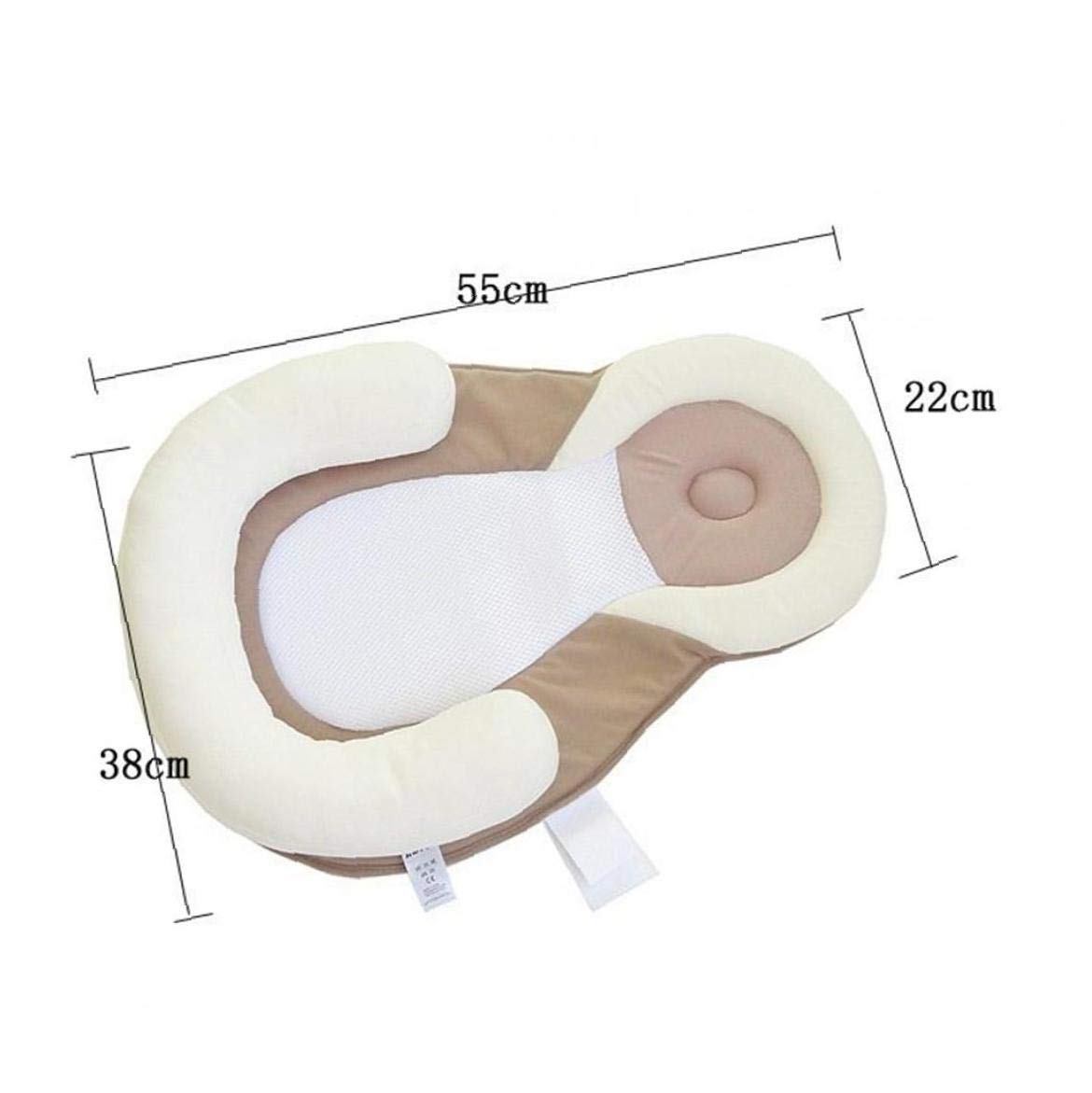 Veklblan Mise En Forme Oreiller Bebe Lit Bebe Matelas Anti Retournement Tapis De Positionnement Confortable Pour Bebe Nouveau Ne Et De Lenfant Blanc Creme Matelas Et Linge De Lit Oreillers Et Coussins Napravi Rs