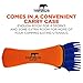 Tapirus - 4 Blue Spork to Go Set - 7-inch Durable & BPA Free Sporks - Spoon, Fork and Knife Combo Utensils Flatware - Mess Kit for Camping, Hunting and Outdoor Activities - Comes in a Carrying Case