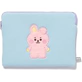 Line Friends Official BT21 TATTON Carry Pouch - COOKY, Cute Zipper Makeup Bag, Cosmetic Bag, Small Organizer Pouch for Purse, Kpop Merch Gift for Girls