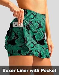 Soothfeel Women's Swim Skirt with Pocket High
