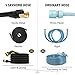 50ft Garden Hose - Upgraded Expandable Garden Hose, Water Hose with Triple Latex Core, 3/4 Solid Brass Fittings -Flexible Water Hose with 9 Spray Pattern Nozzle, Carrying Bag and Hanger- No-Kink
