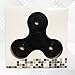 Fidget Hand Spinner Toy Best Hybrid Ceramic Bearing 360 Tri-Spinner Prime ADHD Fidget Toy Prime Premium Anxiety Toys Helps Focus for Kids and Adults Amazing Stress Reducer (Black)