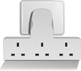 LOYRAD 3 Way Plug Extension Socket UKCA Certified 13 A Fuse White view 8