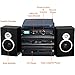 Trexonic 3-Speed Turntable with CD Player, Dual Cassette Player, Bt, FM Radio & USB/SD Recording and Wired Shelf Speakersthumb 1