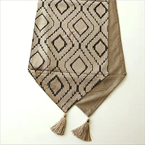 Amazon テーブルランナー 北欧 アジアン モダン 和風 エレガント おしゃれ かわいい テーブルセンター テーブルクロス 花瓶敷き テーブルランナー ライトブラウン Kwb7675 テーブルランナー オンライン通販