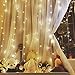 ECOWHO 300 LED Curtain Lights, 8 Lighting Modes, 29V Low Voltage Fairy String Lights for Wedding Party Home Garden Bedroom Fence Indoor Outdoor