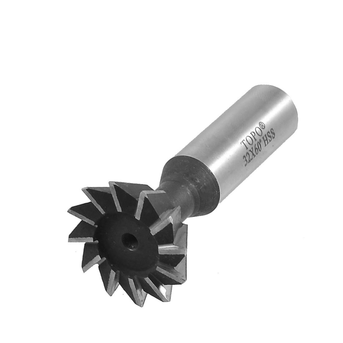 Sourcingmap 32mm Dia x 60 Degree Straight Shank HSS Dovetail Milling Cutter