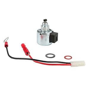 Panari 12 757 33-S Fuel Solenoid Carburetor Repair Kit for Kohler CH11 CH13 CH15 CH16 CV14 CV15 CV16 CV450 CV460 CV461 CV490 CV491 CV492 CV493 Engine John Deere STX38 LX255 AM128242 AM128816