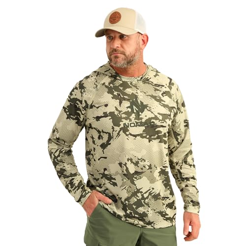 Nomad Men's Standard Mirage Hoodie, Performance Hunting Hooded Long Sleeve Tee,…