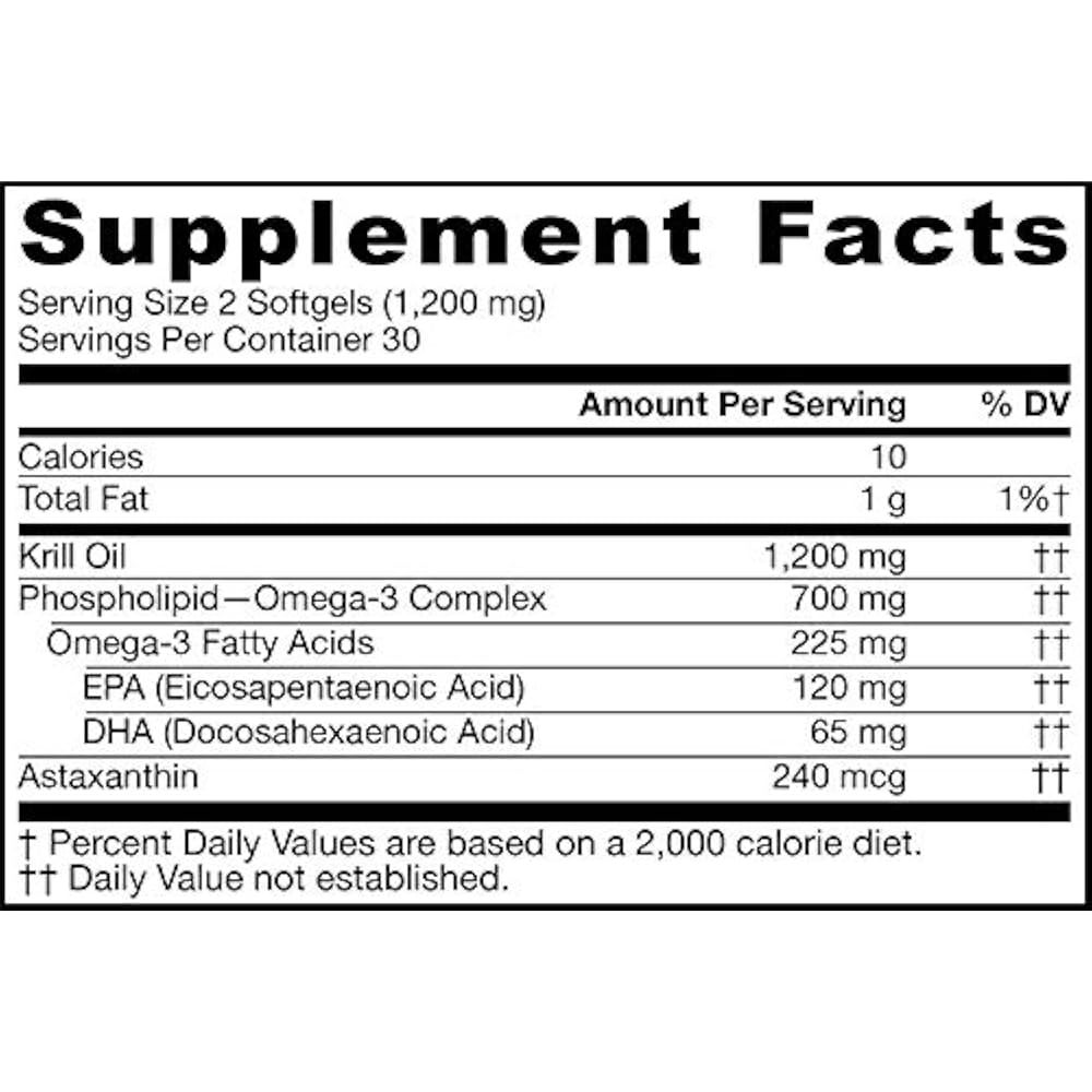 Jarrow Formulas Krill Oil, Supports Brain, Memory, Energy