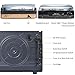 Vinyl Record Player with Bluetooth Output Input,Turntable for Vinyl Records with Speakers USB Digital TS FM Radio Counter Weight Speed Adjust