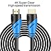 Rommisie 4K HDMI 30 FT Cable (HDMI 2.0,18Gbps) Ultra High Speed Gold Plated Connectors,Ethernet HDMI Cord, 4K@60HZ 2K 1080P 3D ARC Compatible with UHD TV Monitor Laptop Xbox PS4/PS5 ect(9m)