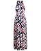 KILIG Women's Sleeveless Casual Pattern Pockets Maxi Long Dress