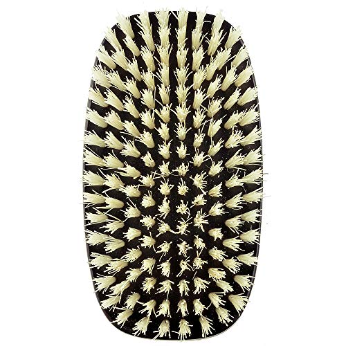 Kent MN1B Finest Men's Military Style Rectangular Ebonywood Hair Brush