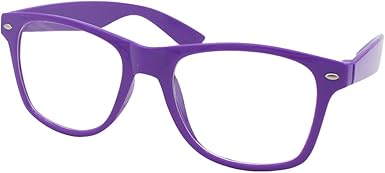 purple nerd glasses