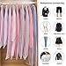Aufisi Garment Bags Suit Bags,Pack of 7 Premium Quality PEVA Moth Proof Clothes Covers Dustproof Clear Garment Cover Breathable Full Zipper Dust Cover, 4 Pcs 40