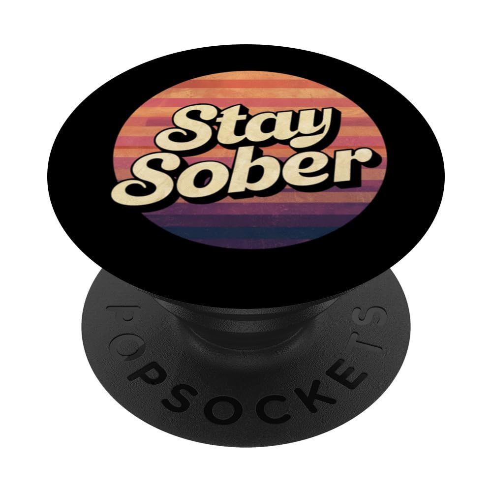 Stay Sober Sobriety Token Staying Sober Inspirational PopSockets Swappable PopGrip