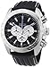 Festina Men's Crono F16489/9 Black Leather Analog Quartz Watch with Black Dial