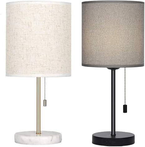 Haitral Small Nightstand Lamps Bedside Table Lamps For Bedroom Bundled Goods Amazon Com