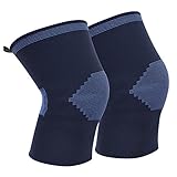 Knee Brace Compression Sleeves Support for Running/Jogging/ Basketball and More Sports, Suitable for Man/Women/ Kids, L