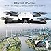 Drones with Camera 1080P for Adults，JJRC H71 WiFi FPV Live Video Quadcopter for Beginners, Foldable RC Drone RTF - Optical Flow Position Altitude Hold, Foldable Arms, APP Control