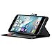 Spigen Wallet S iPhone 6 Plus Case with Foldable Cover and Kickstand Feature for iPhone 6S Plus / iPhone 6 Plus - Black